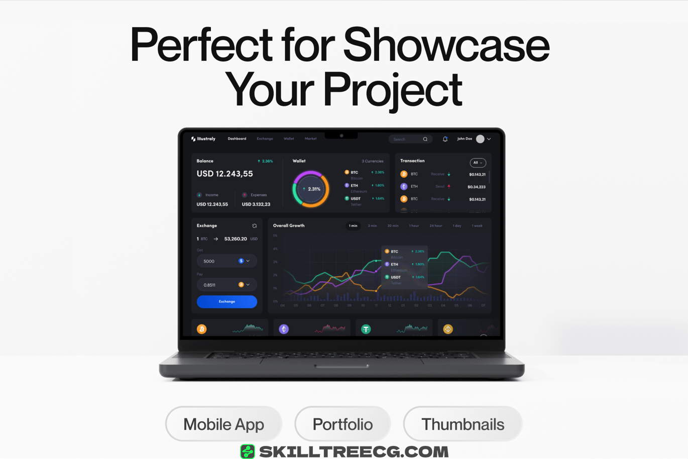 图片[4]-Macbook Pro M3 Mockup – Light Version（605995）-技能树